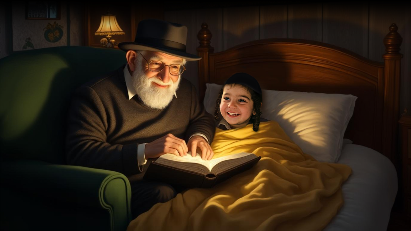 סבא עם ילד